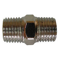 З'єднувач різьбовий з зовнішньою різьбою 1/4*1/4 AIRKRAFT SMM04-04