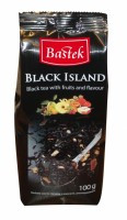 Чай чорний Bastek Black Island з фруктами і квітами, 100 гр
