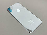 IPhone X Silver задняя стеклянная крышка белого цвета для ремонта