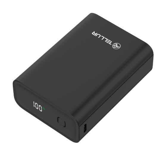 Універсальна мобільна  батарея Power Bank Tellur PD702 Compact Pro 20000mAh  2 x USB 22,5 Вт Black
