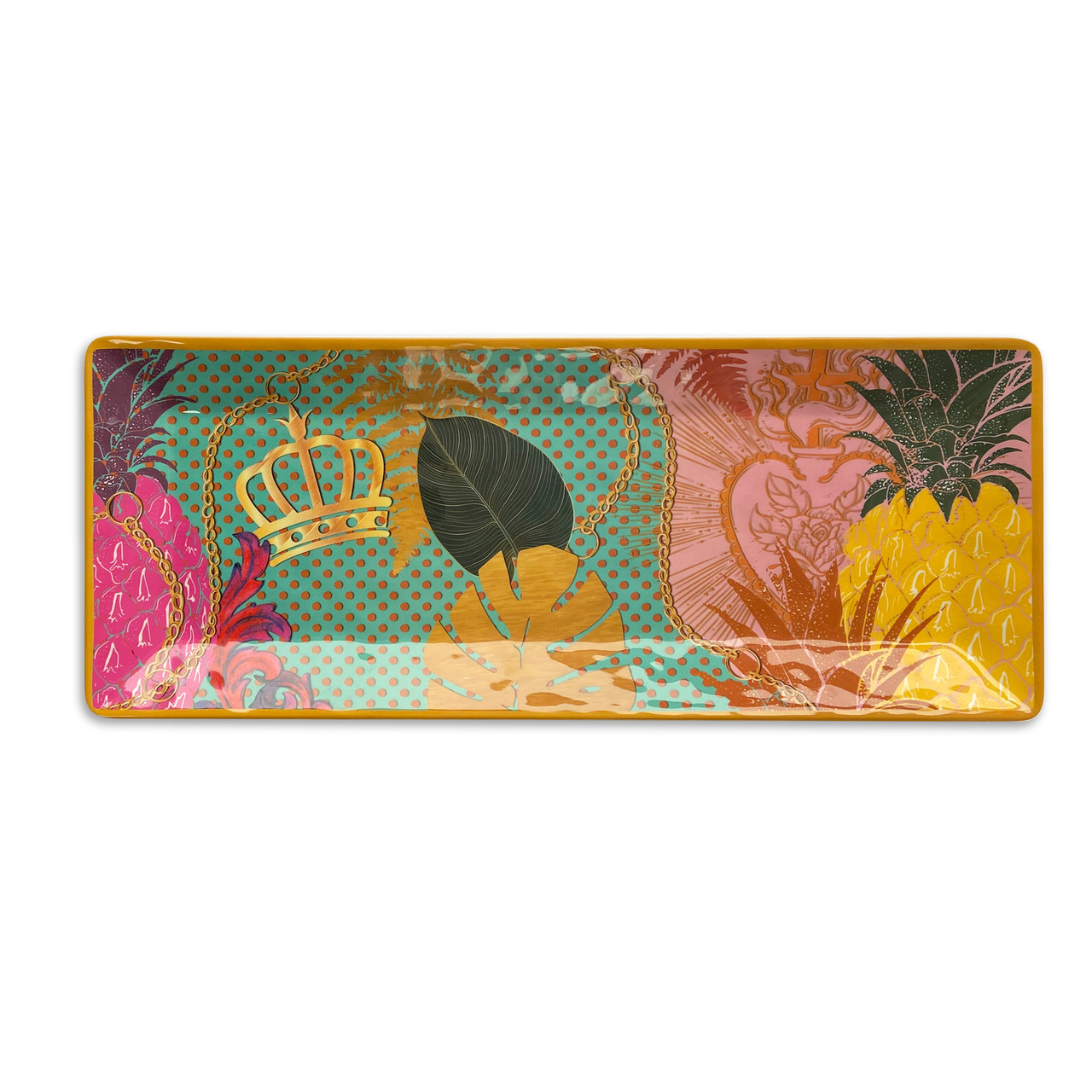 Піднос прямокутний з меламіну Heіnriette Trend 48*20 см D17862