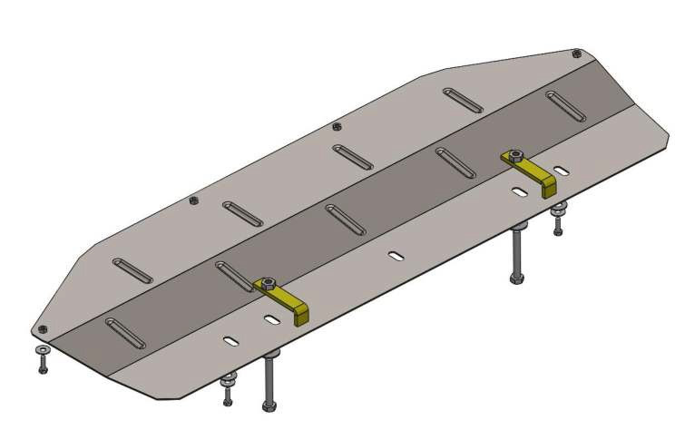 Захист радіатора Nissan Qashqai (2008-2014) Кольчуга, фото 1