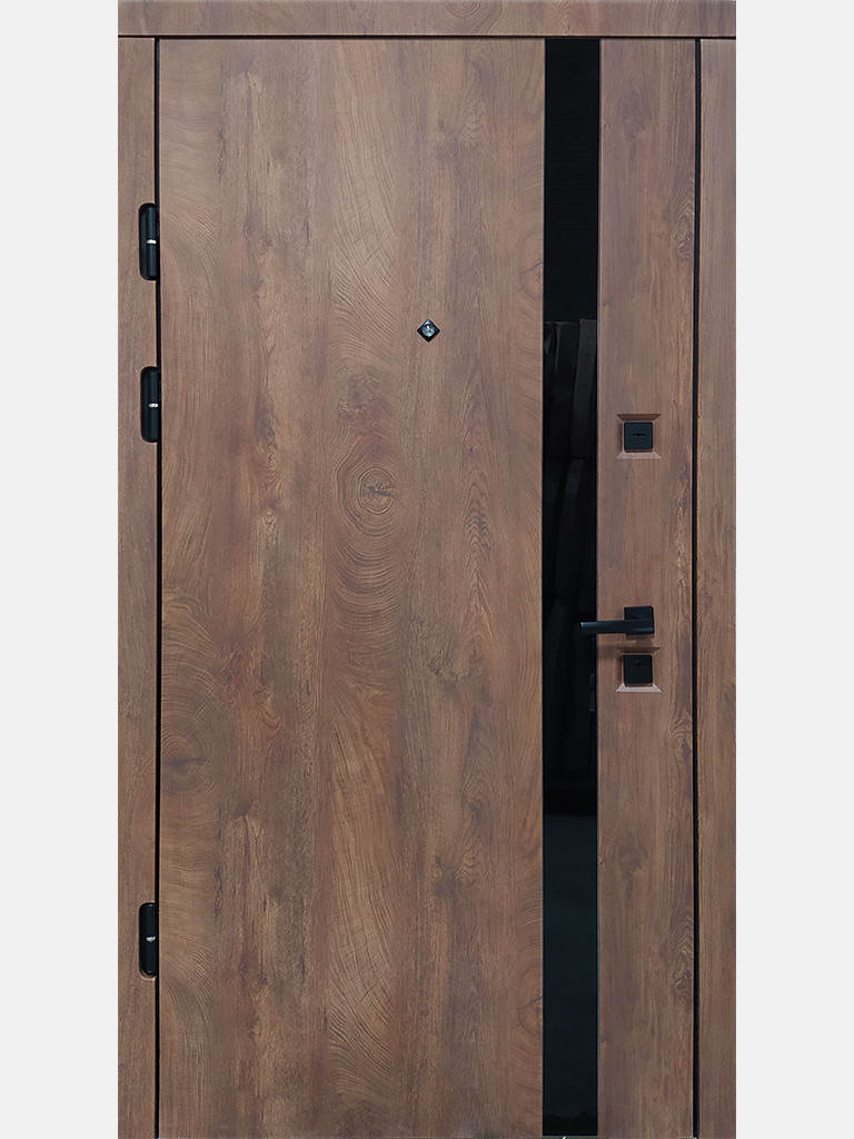 Двері квартирні, модель 22-43, 2 замки, одинарні, комплектація CLASSIC