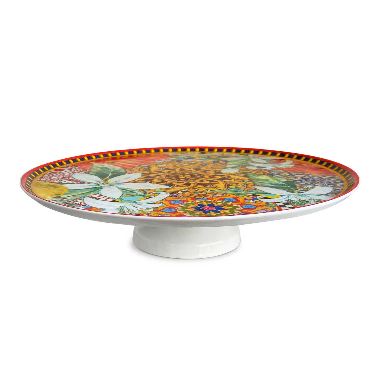 Блюдо для торта на ніжці Henriette Taormina 32 см D17703, фото 1