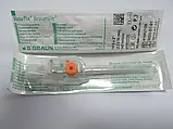 Катетер внутрішньовенний з ін'єкційним портом Vasofix® Braunule 14G 1,3x45 мм зелений, фото 2