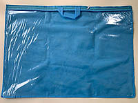 Упаковка для подушки, домашнего текстиля (50х70 см, ПВХ 70, голубая, 10 шт/упаковка)