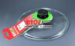 Кришка скляна 26 смнизька кругла БІОЛ