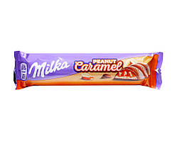 Батончик Milka Peanut Caramel Арахісова карамель, 37 г