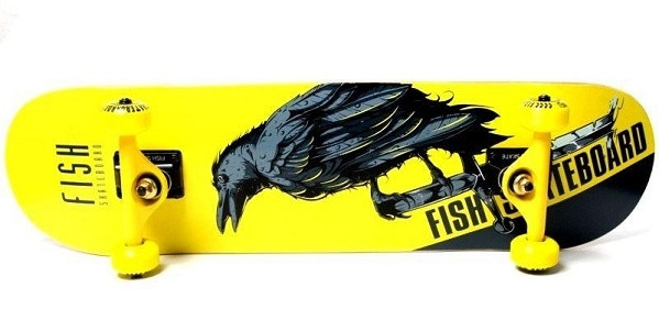 СкейтБорд від бренда Fish Raven (Ворон)