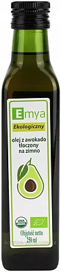 Олія авокадо холодного віджиму органічна, 250мл Emya