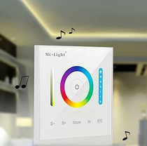 Настінний пульт ДК Mi-Light Smart Panel контролер RGB+CCT 10A 12-24V PL-3, фото 3