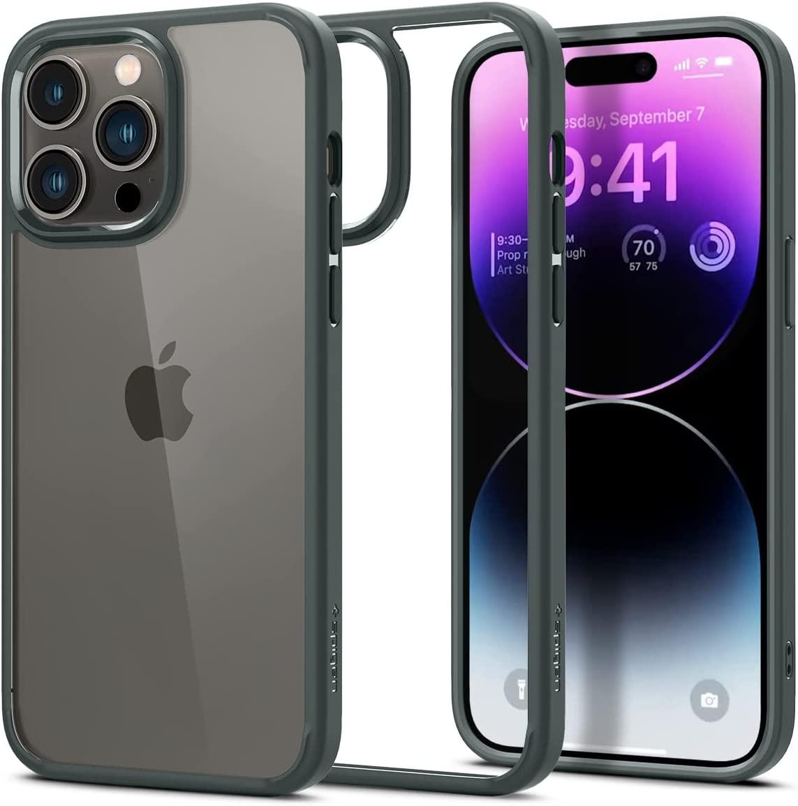 Чохол Spigen для iPhone 14 Pro Max - Ultra Hybrid, Abyss Green (ACS04821)