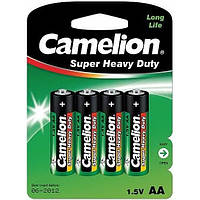 Батарейка AA Camelion Super Heavy Duty AA/R6P (R6P-BP4G)