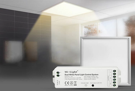Багатозонний диммер Mi-Light Dual White Panel Light Control System 900 мА TK-3U, фото 2