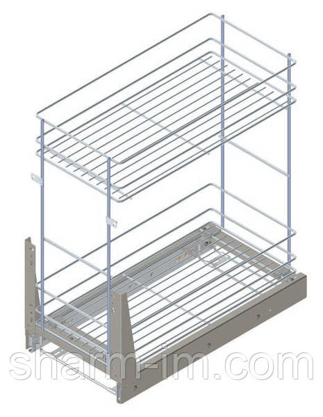 Карго 300 мм Rejs — 2 полиці, нижні, Хром