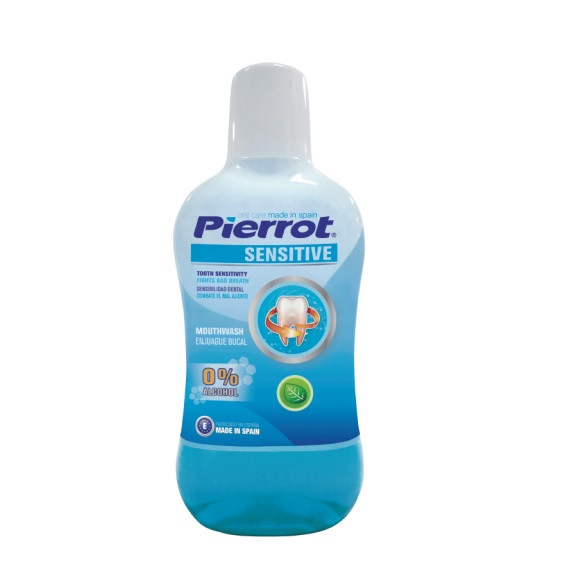 Ополіскувач для чутливих зубів Pierrot Sensitive Mouthwash 500 ml, Ref.72