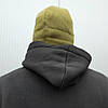 Толстовка чоловіча з капюшоном (XS-XXL), Чорна / Тепле худи на зиму XS, фото 9