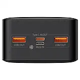Зовнішній акумулятор (павербанк) Baseus Bipow Digital Display Powerbank 20W 30000mAh Black (PPBD050401), фото 5