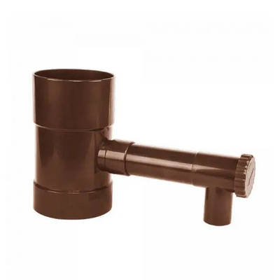 Водозбірник дощової води з даху в бочку, для труби d=80 мм (ПВХ, метал), збирач дощової води
