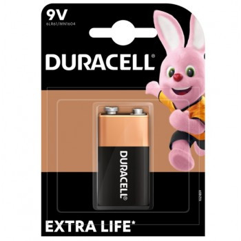 Батарейка LR 6F22 крона Duracell