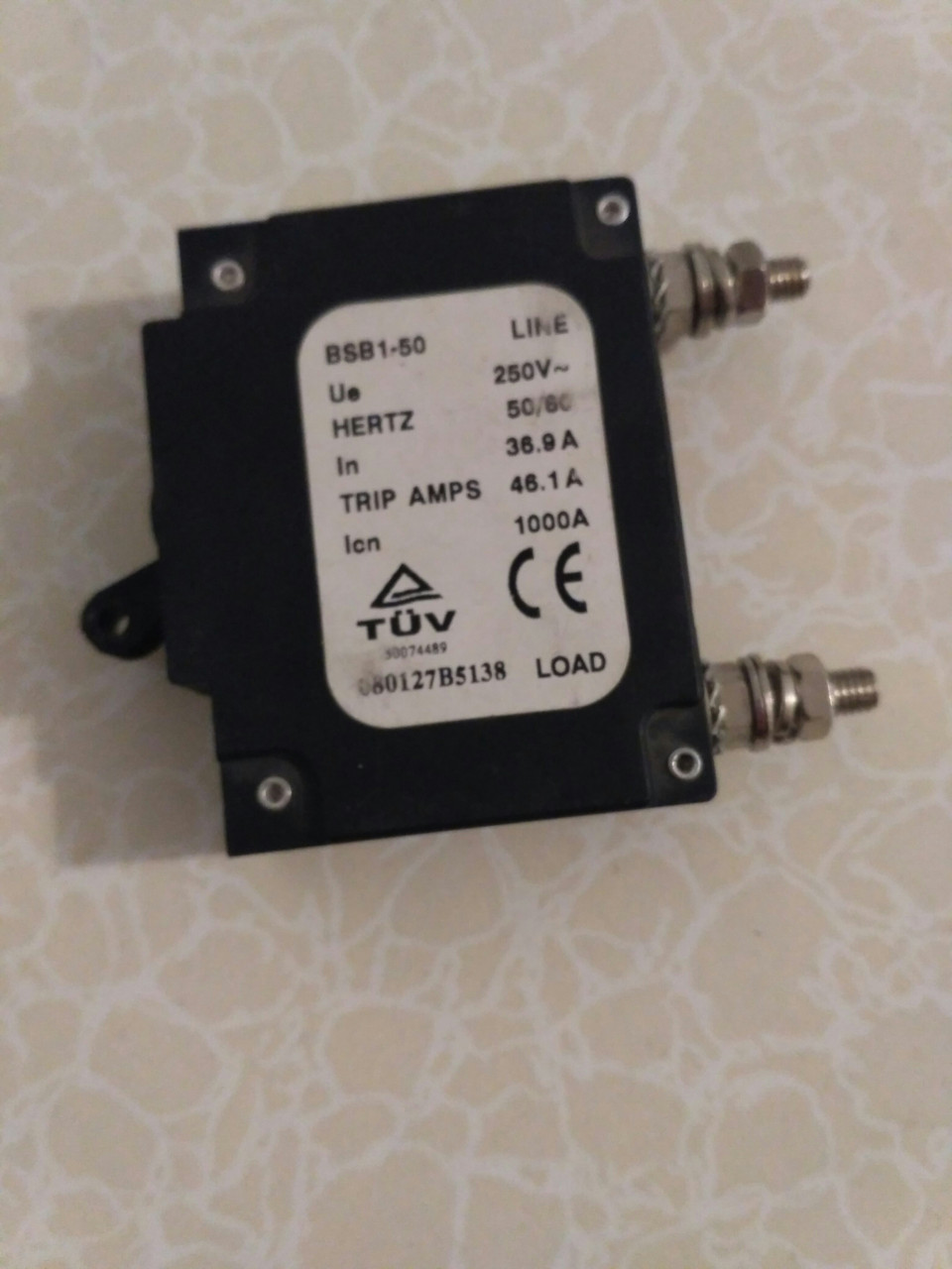 Вимикач автоматичний дизельгенератор KIPOR KDE16 KDE19 (KM376) 36,9A 250V