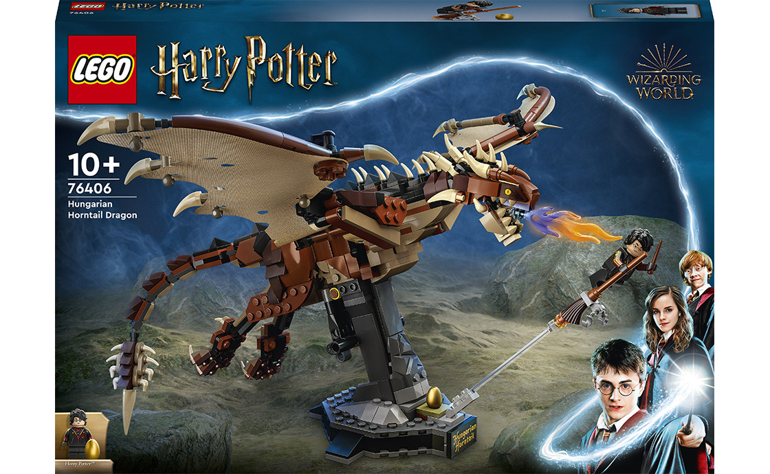 LEGO Harry Potter Угорський дракон рогохвостий 671 деталь (76406)