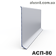 Плінтус накладний алюмінієвий АСП-80, 80х12х2600мм, чорний, фото 6