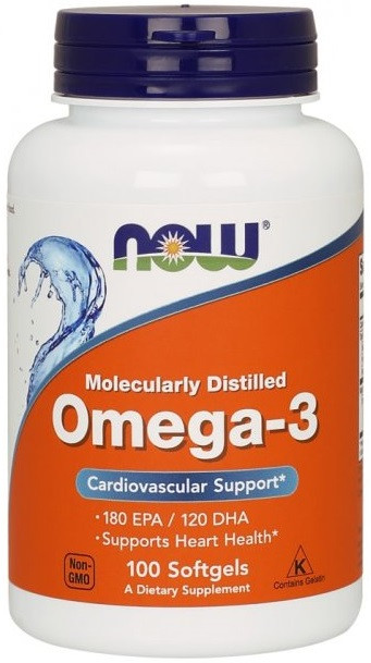 Омега Now Foods — Omega-3 (100 капсул)