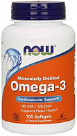 Омега Now Foods — Omega-3 (100 капсул)