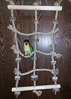 Игрушка для попугая (Веревочная сеть)