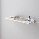 Велика полиця навісна на стіну вітальні 880 мм завширшки Декоративні настінні полиці для книжок і квітів з ЛДСП, фото 2