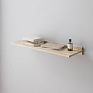 Велика полиця навісна на стіну вітальні 880 мм завширшки Декоративні настінні полиці для книжок і квітів з ЛДСП, фото 3