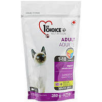 Сухий корм для вибагливих і активних котів 1st Choice Adult Finicky Chicken 350 г