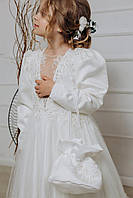 ПЕРШЕ ПРИЧАСТЯ сукня ANABEL біле плаття СУМОЧКА