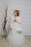 ПЕРШЕ ПРИЧАСТЯ сукня ANABEL біле плаття СУМОЧКА, фото 2