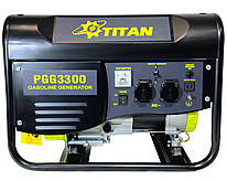 Бензиновий генератор TITAN PGG3300 (2.8-3.0 кВт, ручний стартер)