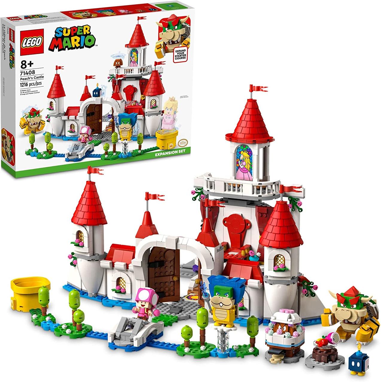 Конструктор Лего Супер Маріо Додатковий набір Замок Персика Lego Super Mario 71408