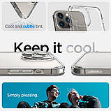 Чохол Spigen для iPhone 14 Pro Max - Ultra Hybrid, Frost Clear (ACS04823), фото 7