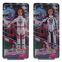 Лялька DEFA 29см, гонщиця, 2 види, на листі, 15,5*33*5,5см36шт)