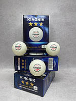 Мяч KINGNIK ABS 40+ 3Star Premium ITTF (6 шт\уп)