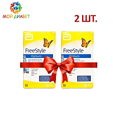 Тест смужки Freestyle Optium 50 шт. 2 паковання