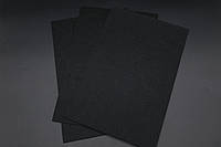 Черный декоративный материал для рукоделия 2 мм. 10 шт/уп. Фетр листовой для поделок Разные цвета