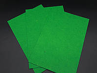 Темно-зеленый фетр для рукоделия 2мм. 10 шт/уп. Набор Фетра для декора листовой жесткий Однотонный