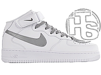 Мужские кроссовки Nike Air Force 1 High White Reflective ALL05736