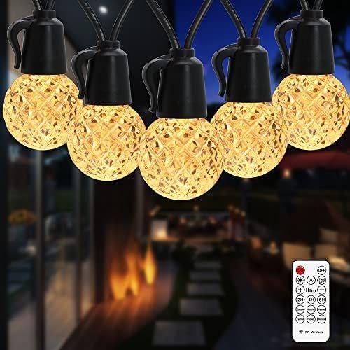 Swithun Outdoor Fairy Lights з 20 лампочками 48 футів / 14,6 м без пульта вулична ретрогірлянда лампочки