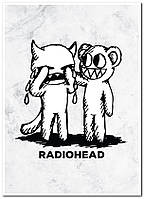 Radiohead британская рок-группа - постер