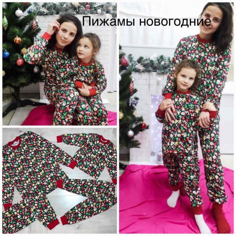 Новорічні піжами "Family look", цена 680 грн — Prom.ua (ID#1732244218)