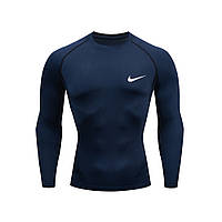 Мужская термо-кофта Nike Pro Combat blue