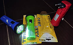 Ліхтарик Tiross TS1877 ручний акумуляторний 4LED до 16 годин роботи Європейська якість