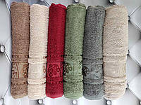 Бамбуковые полотенца люкс банные 70 на 140 см Mia soft в упаковке 6 шт 039